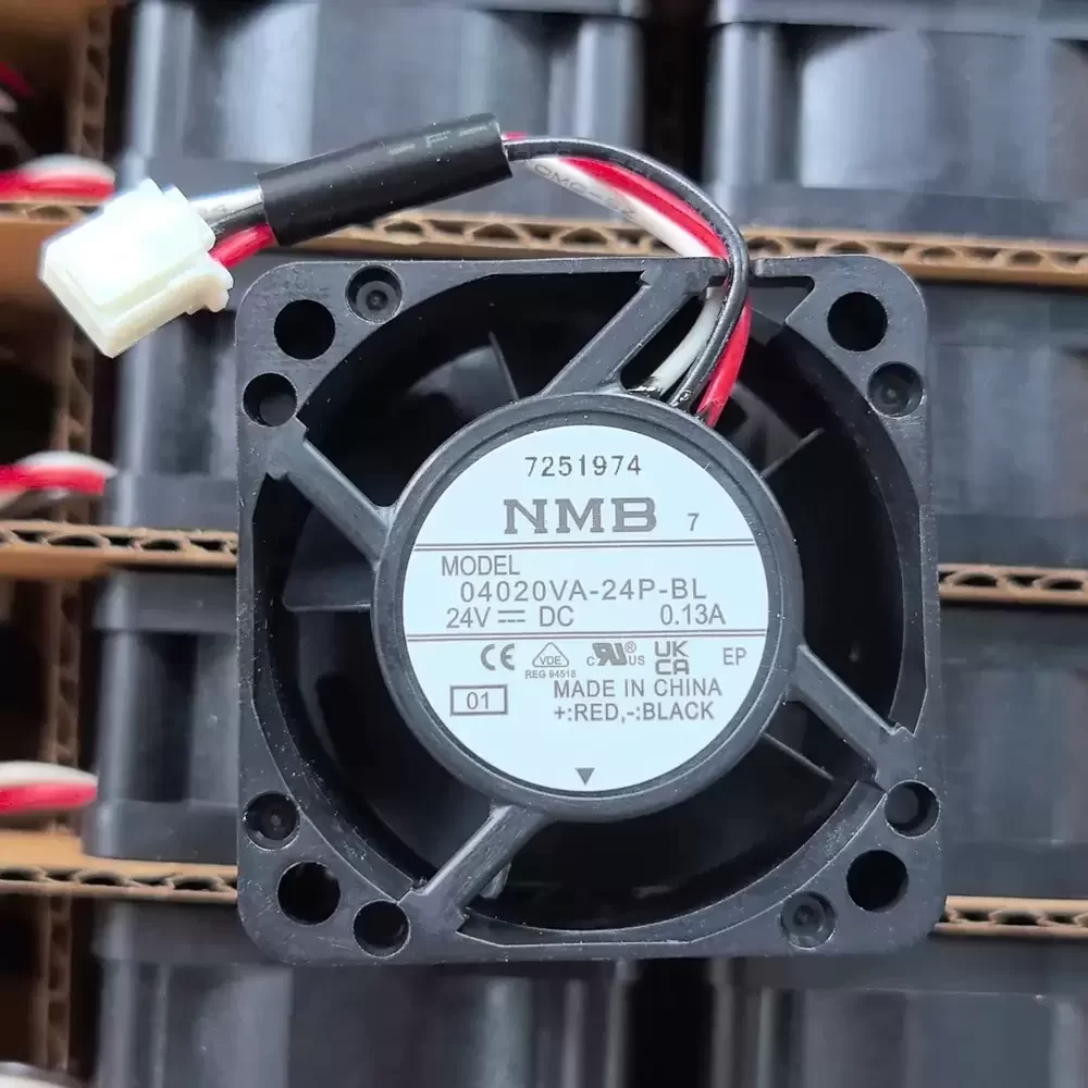 04020VA-24P-BL-01 NMB 24VDC 40x40x20mm 3-Wire Axial Fan
