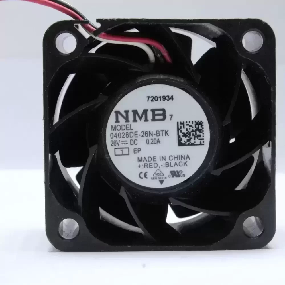 04028DE-26N-BTK-1 NMB 26VDC 40x40x28mm Inverter Cooling Fan