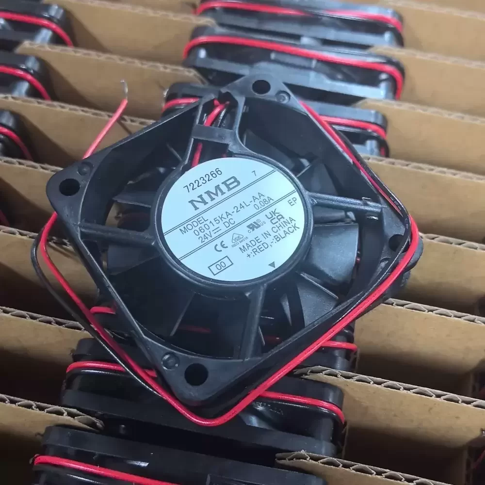 06015KA-24L-AA-00 NMB 24VDC 60x60x15mm Low Noise Axial Fan 06015KA-24L-AA-00 NMB 24VDC 60x60x15mm Low Noise Axial Fan