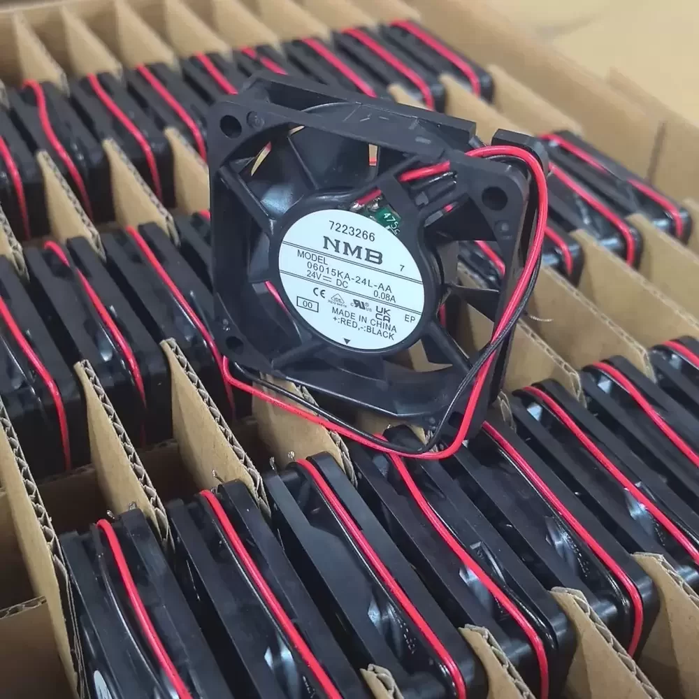 06015KA-24L-AA-00 NMB 24VDC 60x60x15mm Low Noise Axial Fan 06015KA-24L-AA-00 NMB 24VDC 60x60x15mm Low Noise Axial Fan