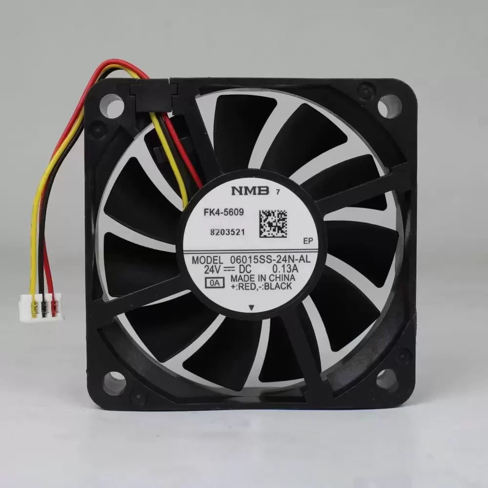 06015SS-24N-AL-0A NMB 24VDC 0.13A 60x60x15mm Axial Fan
