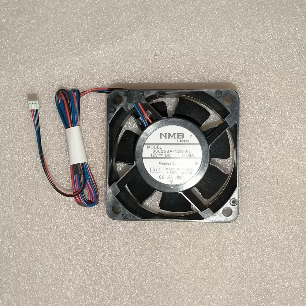 06025SA-12K-AL-01 NMB 12VDC 60x60x25mm 3-Wire Axial Fan