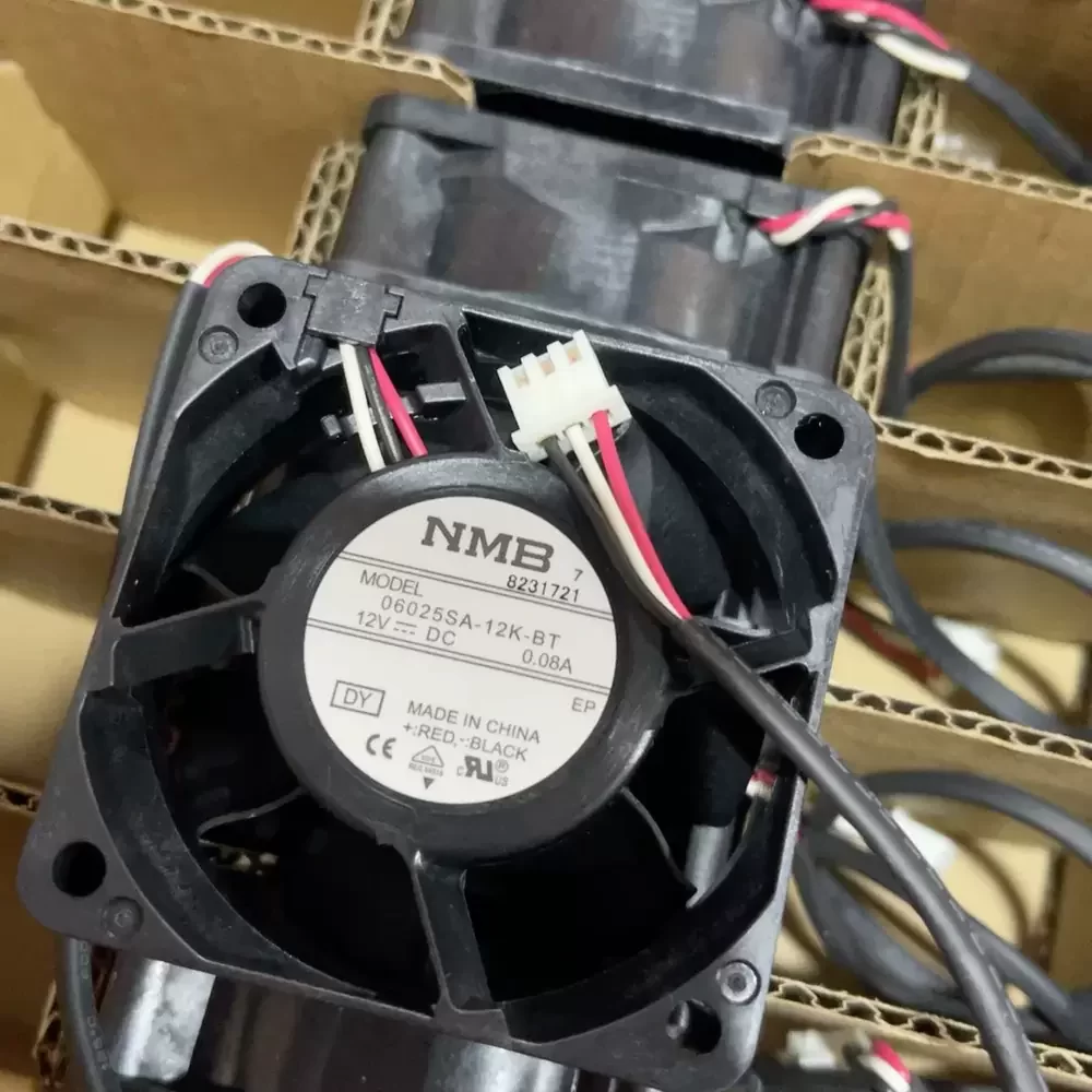 06025SA-12K-BT-DY NMB 12VDC 60x60x25mm Silent Axial Fan 06025SA-12K-BT-DY NMB 12VDC 60x60x25mm Silent Axial Fan