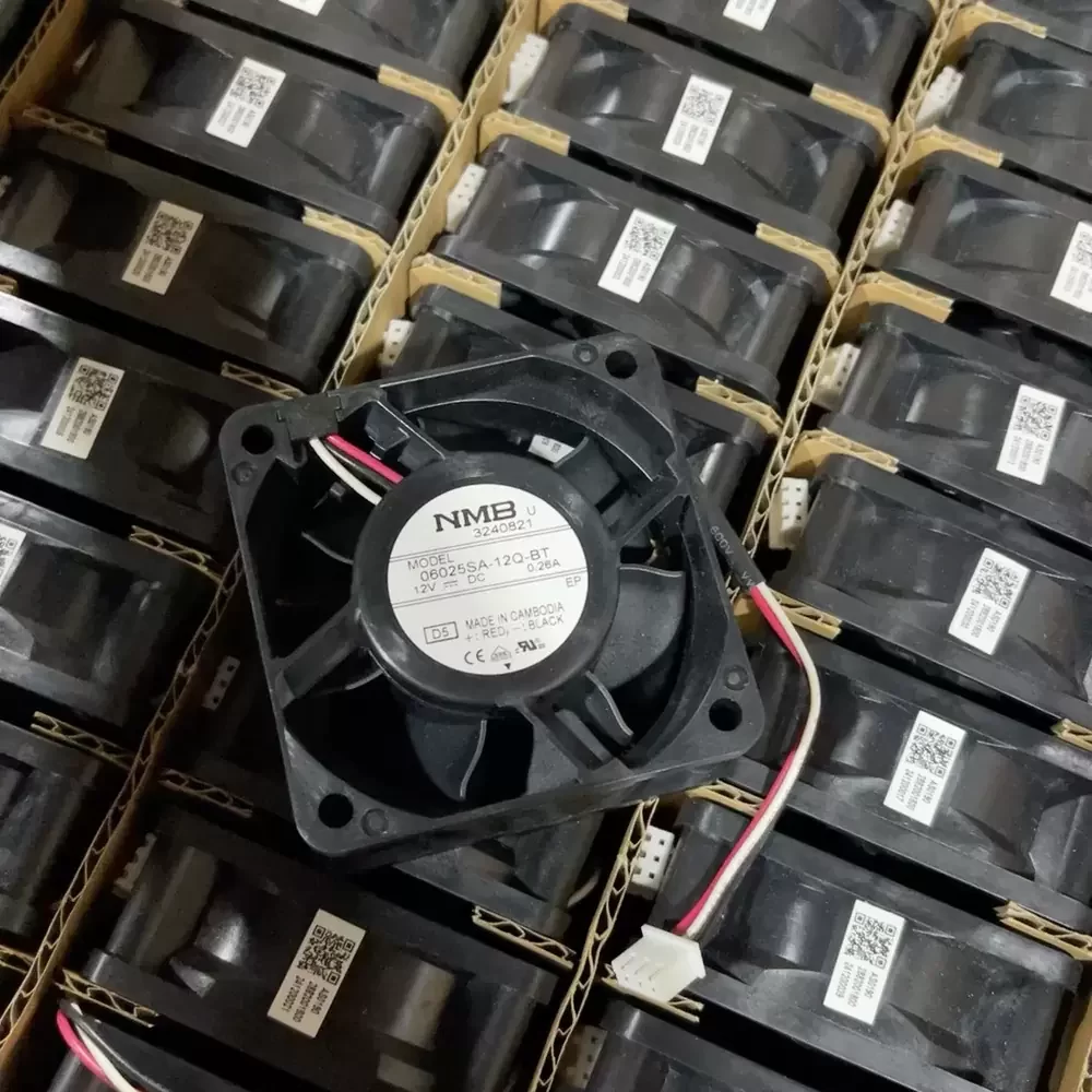 06025SA-12R-BT-D5 NMB 12VDC 60x60x25mm 3-Wire Axial Fan