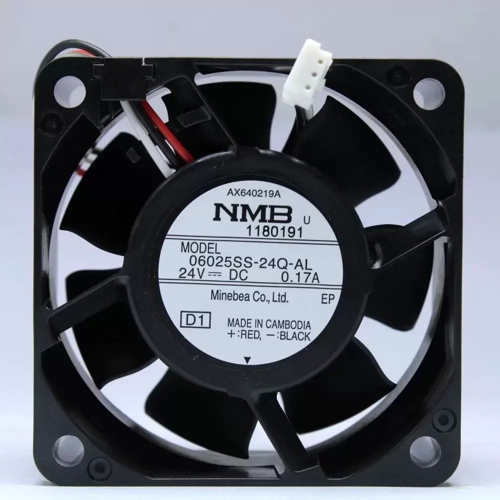 06025SS-24Q-AL-D1 NMB 24VDC 60x60x25mm 3-Wire Axial Fan