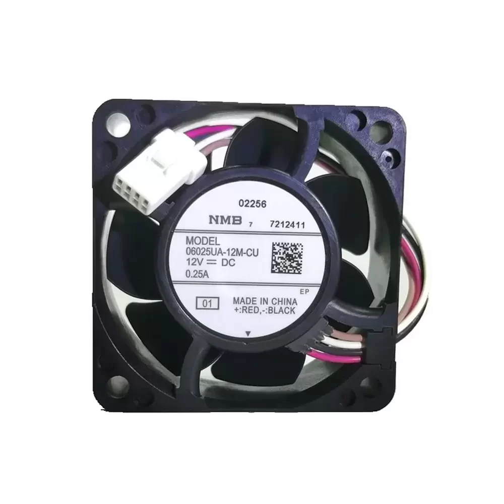 06025UA-12M-CU-01 NMB 12VDC 60x60x25mm PWM Axial Fan