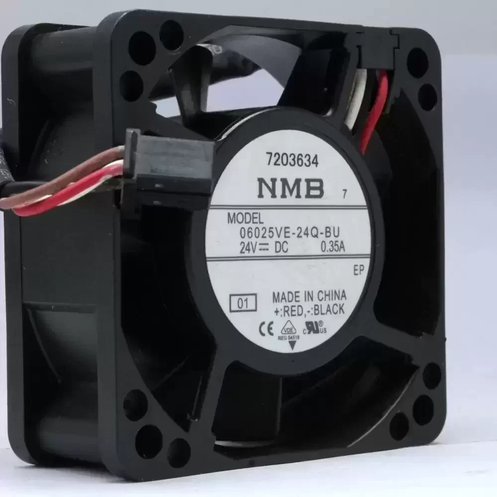 06025VE-24Q-BU-01 NMB 24VDC 60x60x25mm 4-Wire Axial Fan 06025VE-24Q-BU-01 NMB 24VDC 60x60x25mm 4-Wire Axial Fan