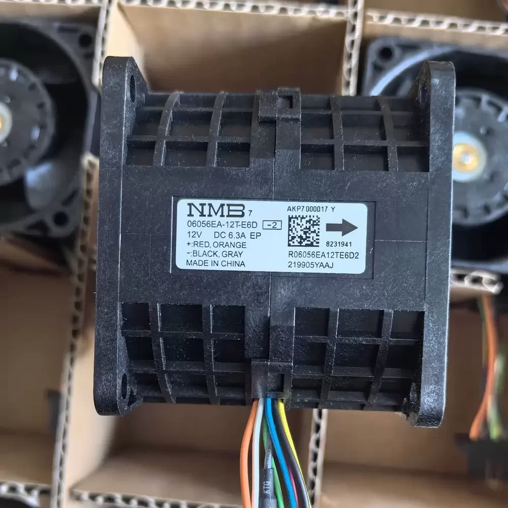 06056EA-12T-E6D-2 NMB 12VDC 60x60x56mm 6.3A Axial Fan