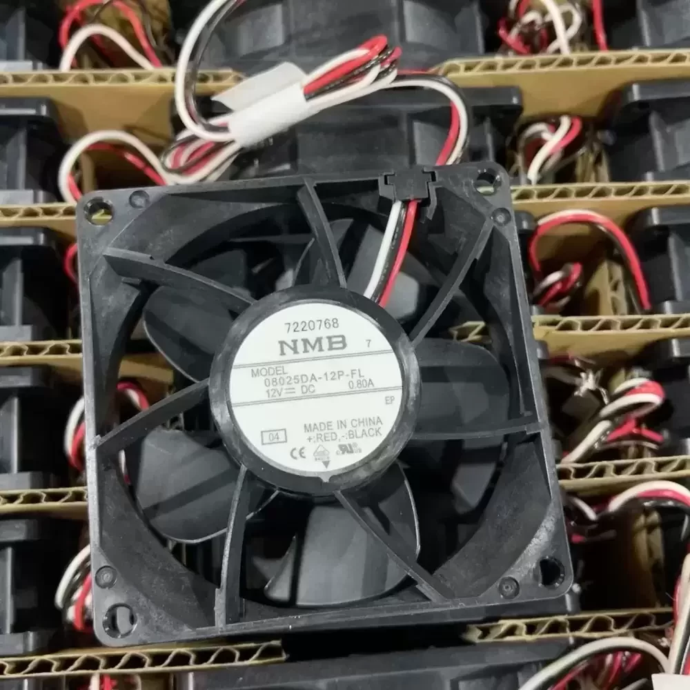 08025DA-12P-FL-04 NMB 12VDC 80x80x25mm 3-Wire Axial Fan
