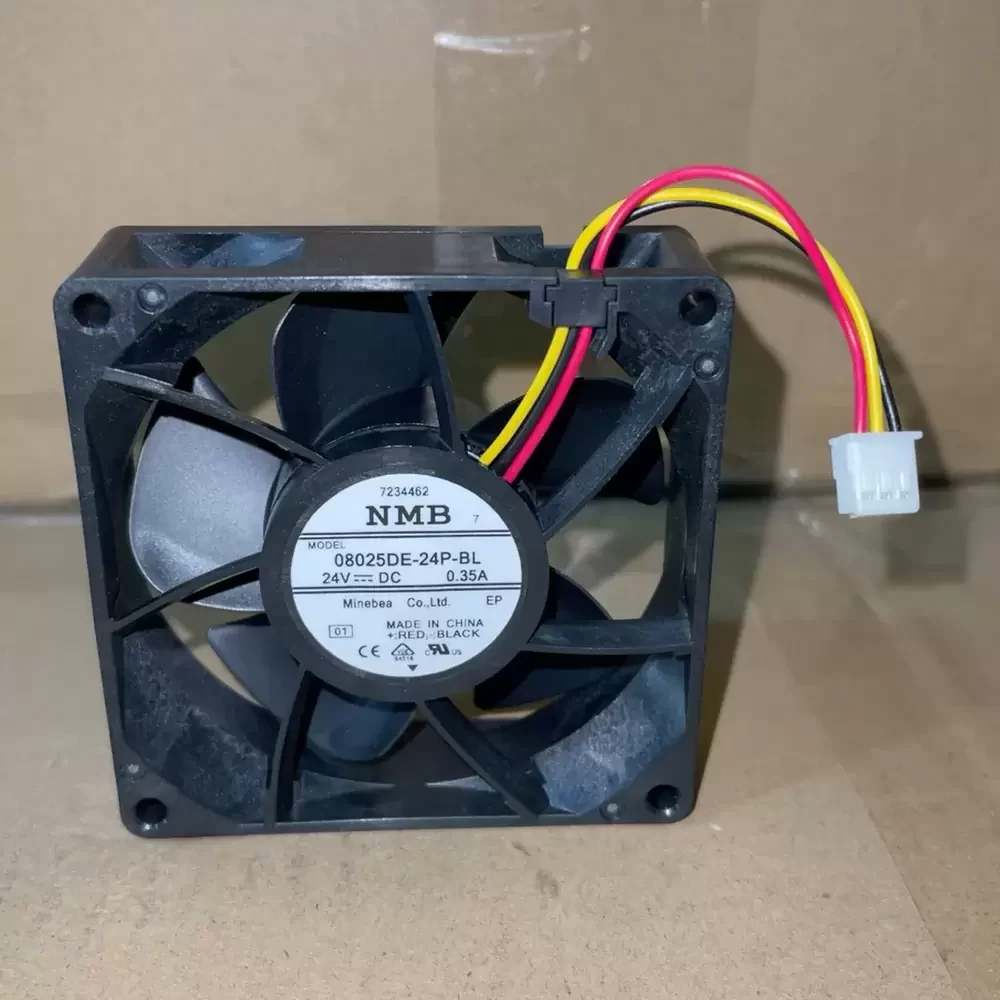 08025DE-24P-BL-01 NMB 24VDC 80x80x25mm 3-Wire Axial Fan