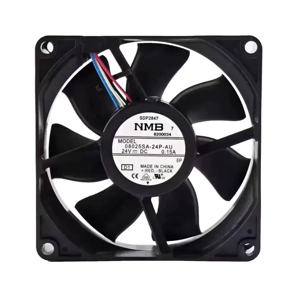 08025SA-24P-AU-D1 NMB 24VDC 80x80x25mm PWM Axial Fan
