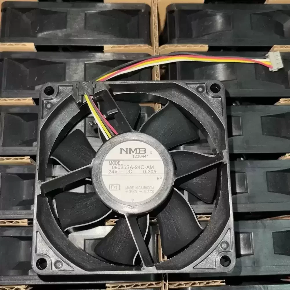 08025SA-24Q-AM-D1 NMB 24VDC 80x80x25mm PWM Axial Fan