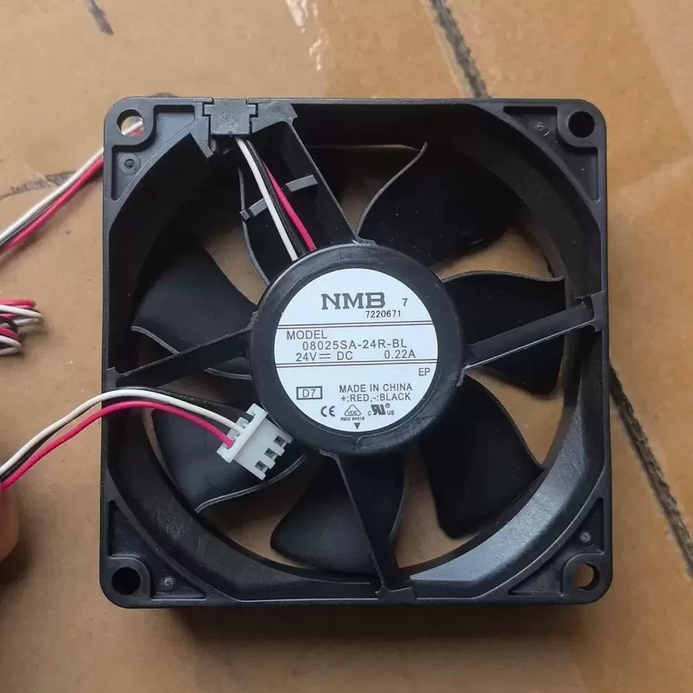 08025SA-24R-BL-D7 NMB 24VDC 80x80x25mm Axial Fan