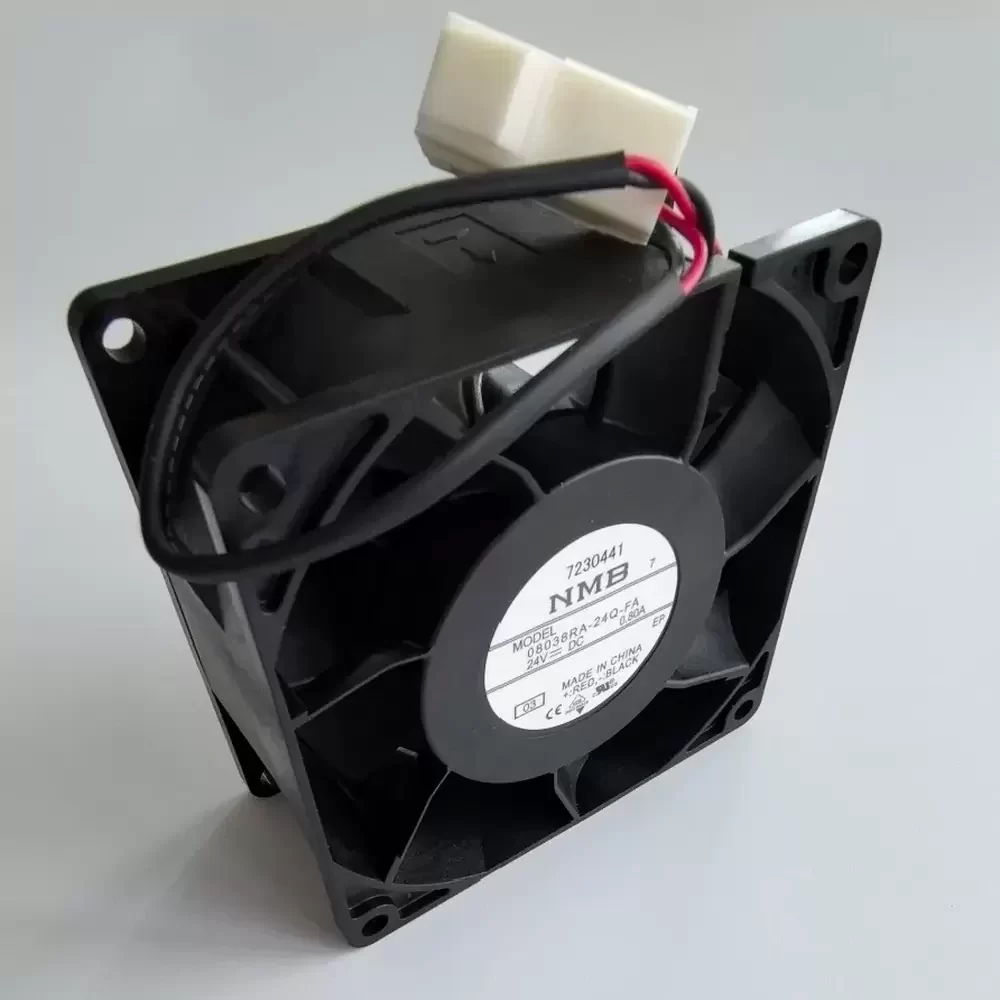 08038RA-24Q-FA-03 NMB 24VDC 80x80x38mm Cooling Fan 08038RA-24Q-FA-03 NMB 24VDC 80x80x38mm Cooling Fan