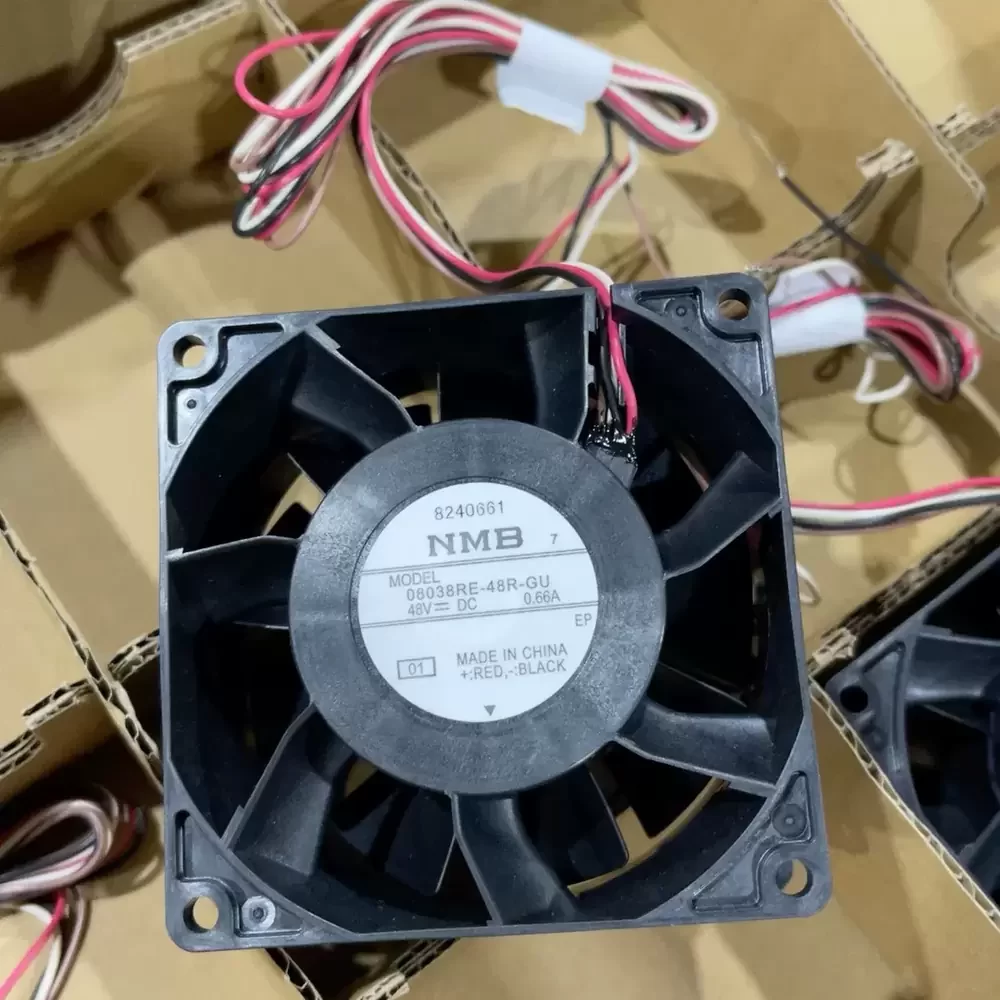 08038RE-48R-GU-01 NMB 48VDC 80x80x38mm PWM Axial Fan