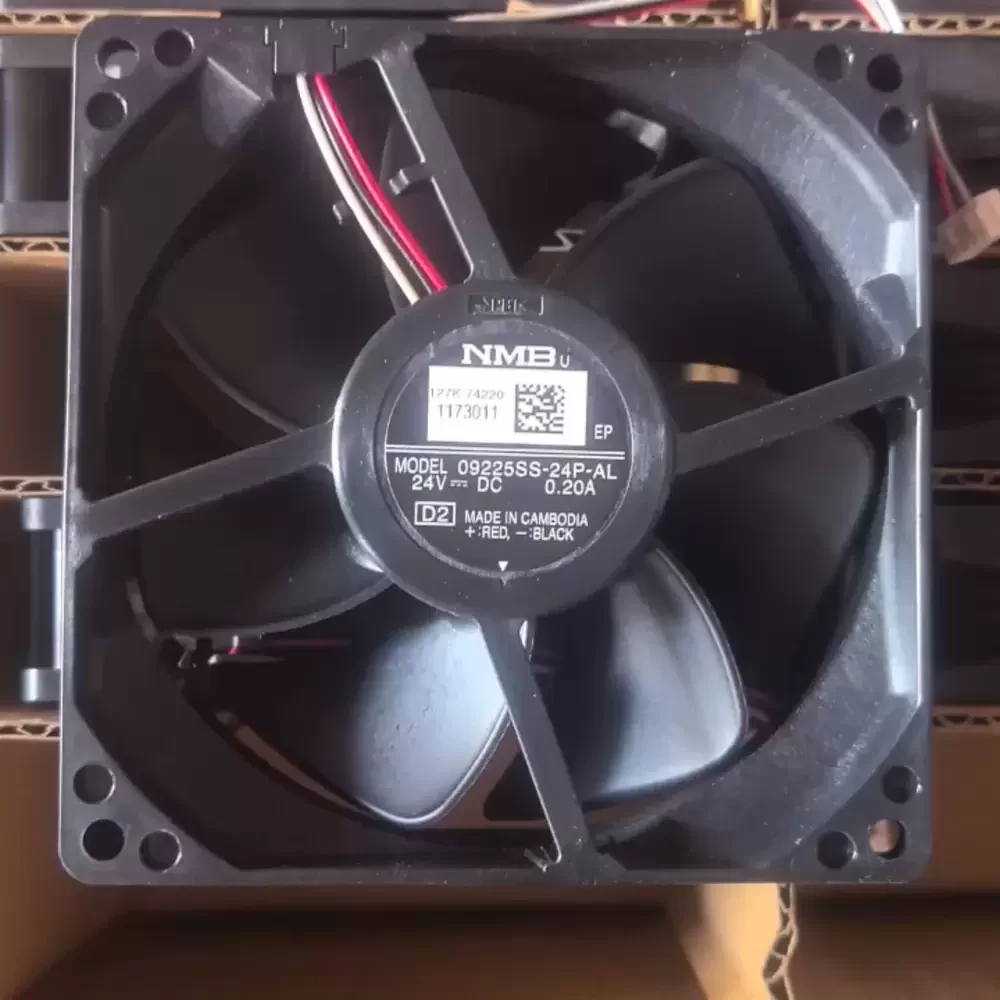 09225SS-24P-AL-D2 NMB-MAT 24VDC 92x92x25mm Axial Fan
