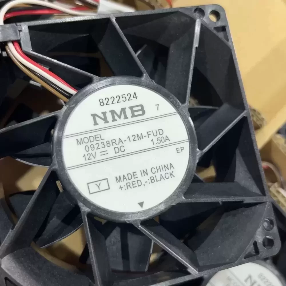 09238RA-12M-FUD-Y NMB 12VDC 92x92x38mm PWM Axial Fan 09238RA-12M-FUD-Y NMB 12VDC 92x92x38mm PWM Axial Fan