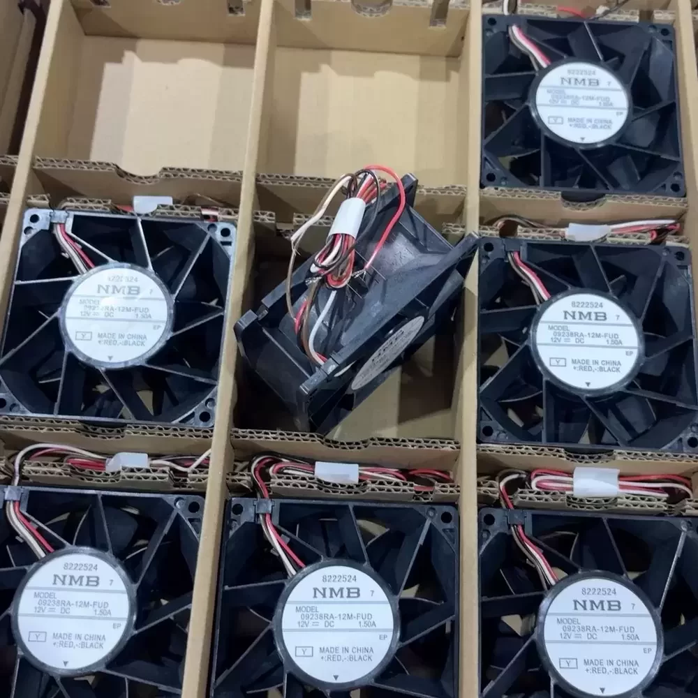 09238RA-12M-FUD-Y NMB 12VDC 92x92x38mm PWM Axial Fan 09238RA-12M-FUD-Y NMB 12VDC 92x92x38mm PWM Axial Fan
