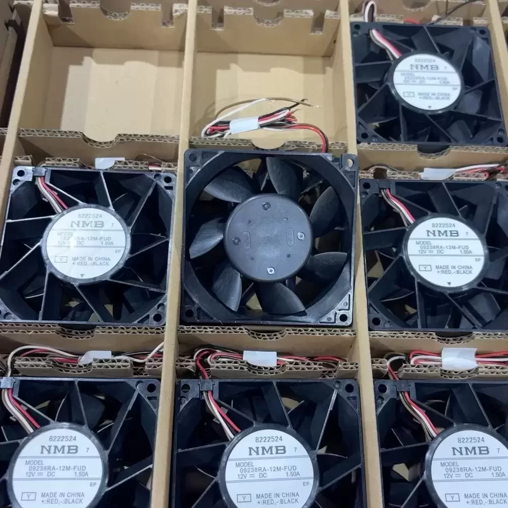 09238RA-12M-FUD-Y NMB 12VDC 92x92x38mm PWM Axial Fan 09238RA-12M-FUD-Y NMB 12VDC 92x92x38mm PWM Axial Fan