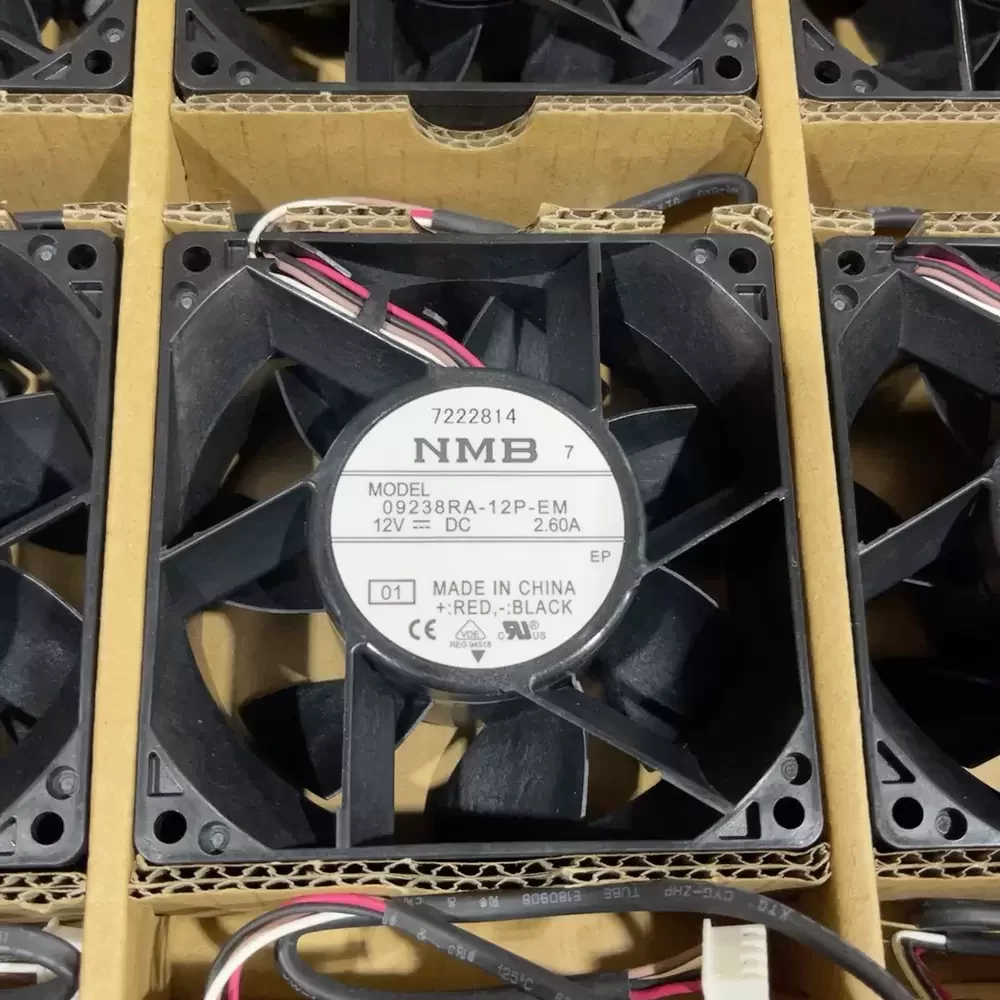 09238RA-12P-EM-01 NMB 12VDC 92x92x38mm 2.60A Axial Fan