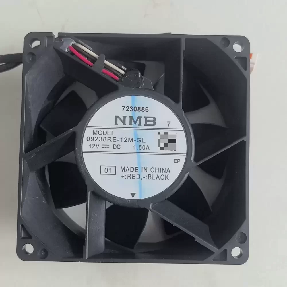 09238RE-12M-GL-01 NMB 12VDC 92x92x38mm 3-Wire Axial Fan