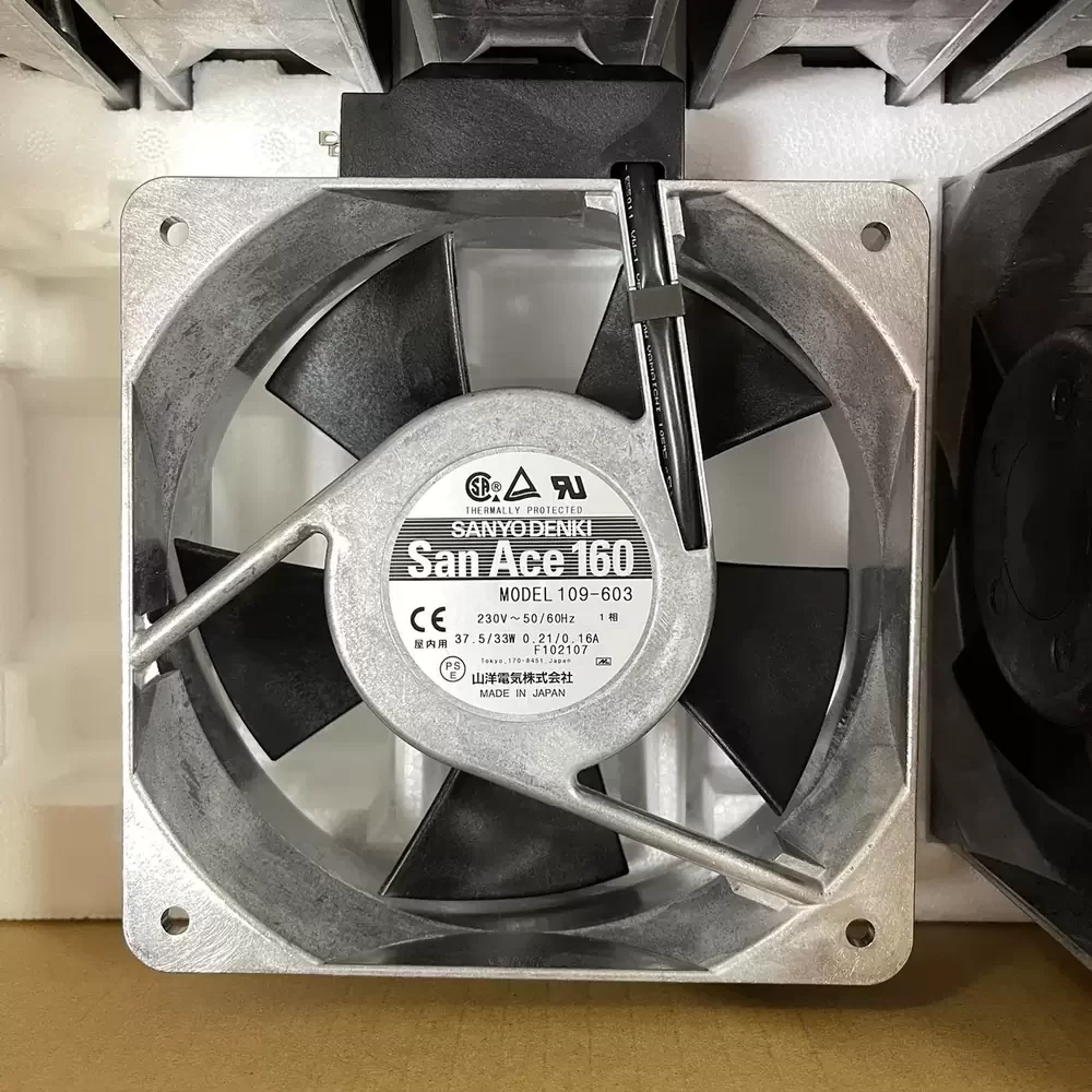 109-603 Sanyo Denki 230VAC 160x160x51mm AC Axial Fan