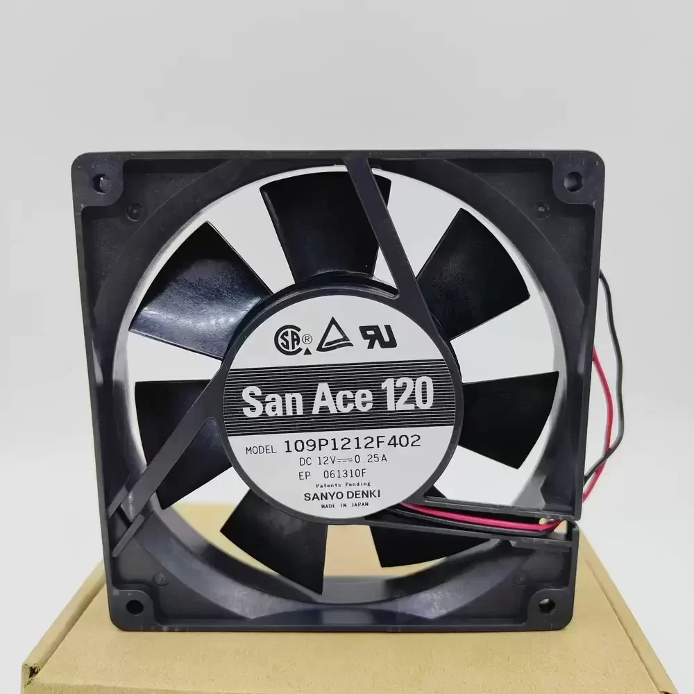 109P1212F402 Sanyo Denki 12VDC 120x120x25mm Axial Fan