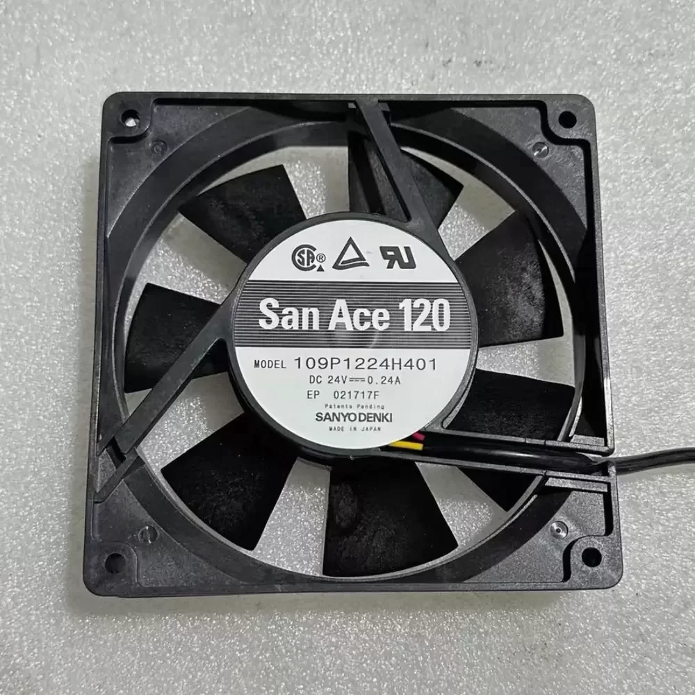 109P1224H401 Sanyo Denki 24VDC 120x120x25mm Axial Fan
