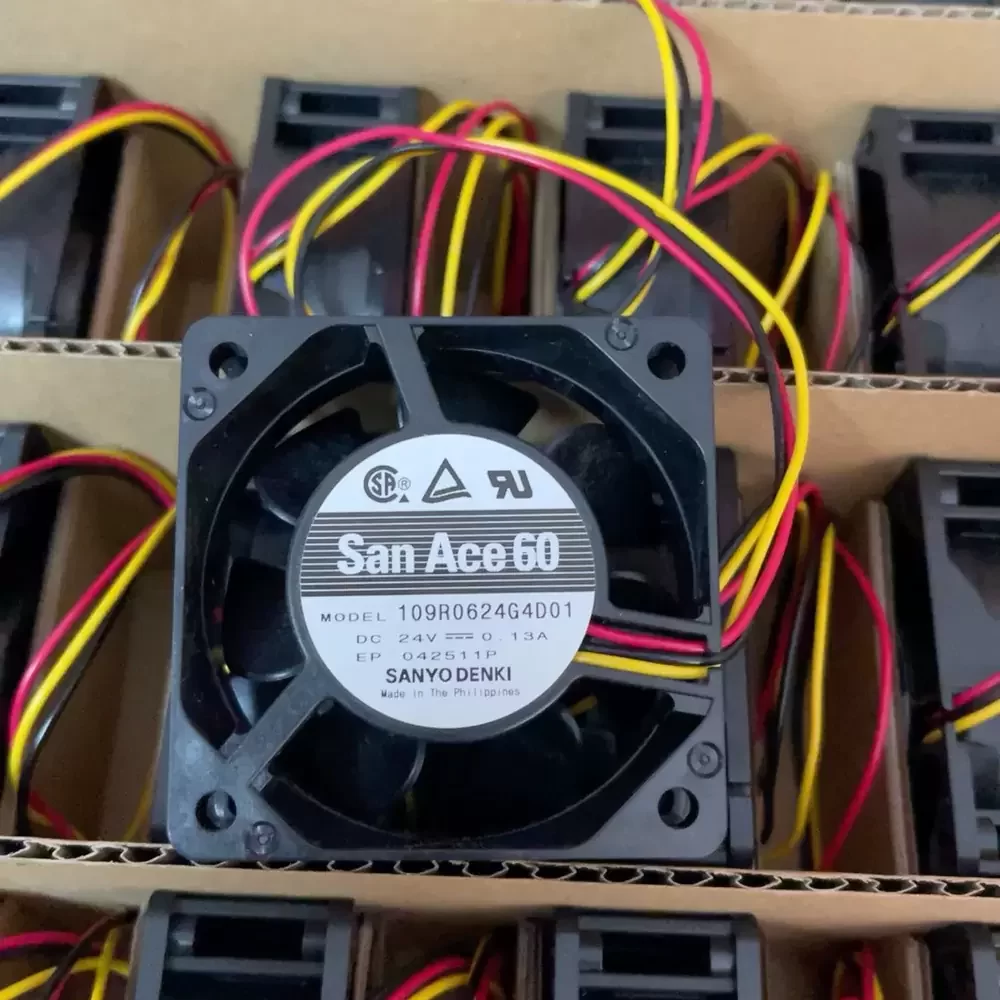 109R0624G4D01 Sanyo Denki 24VDC 60x60x25mm Axial Fan