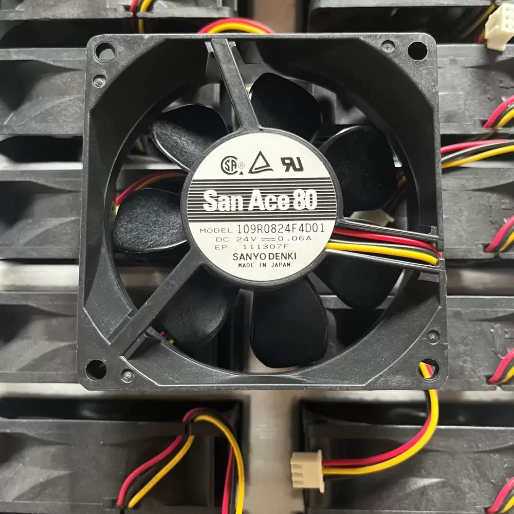 109R0824F4D01 Sanyo Denki 24VDC 80x80x25mm Axial Fan