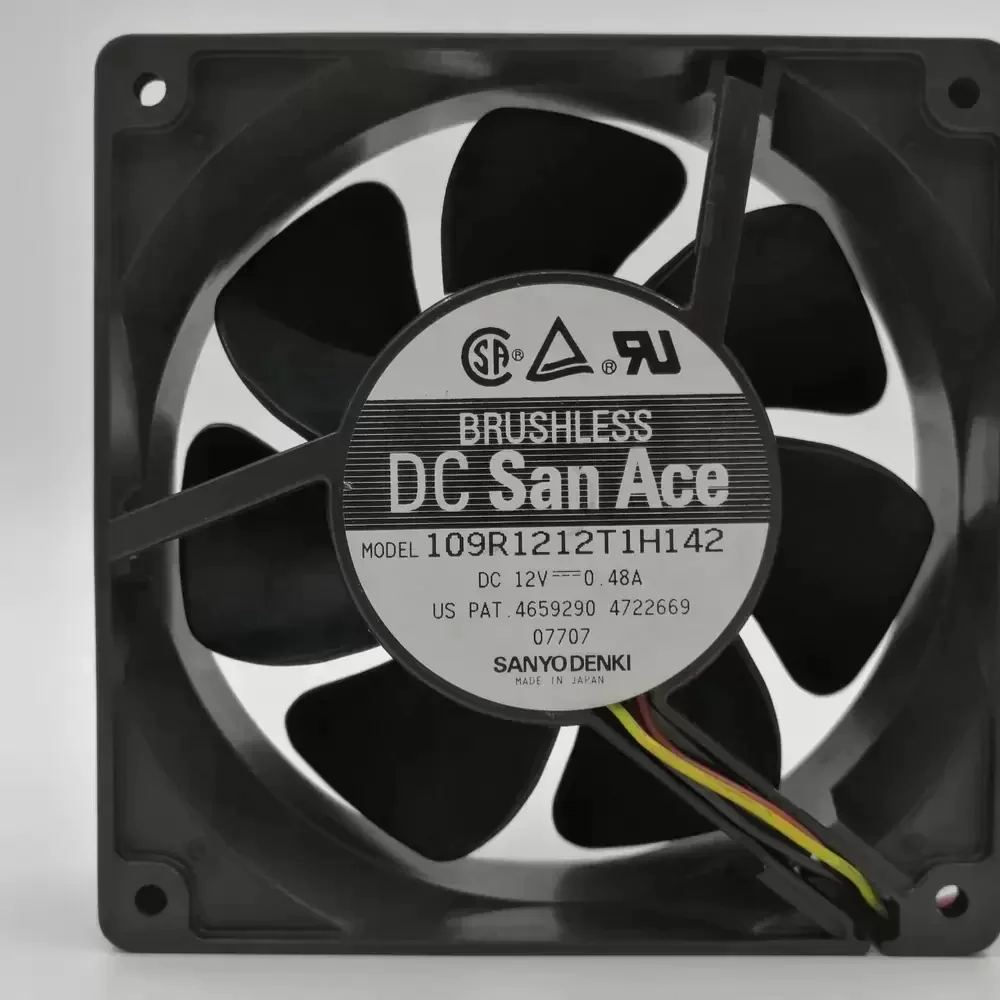 109R1212T1H142 Sanyo Denki 12VDC 120x120x38mm Axial Fan