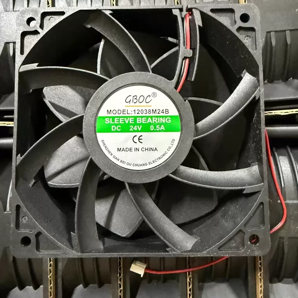 12038M24B GBOC 24VDC 120x120x38mm Ball Bearing Axial Fan