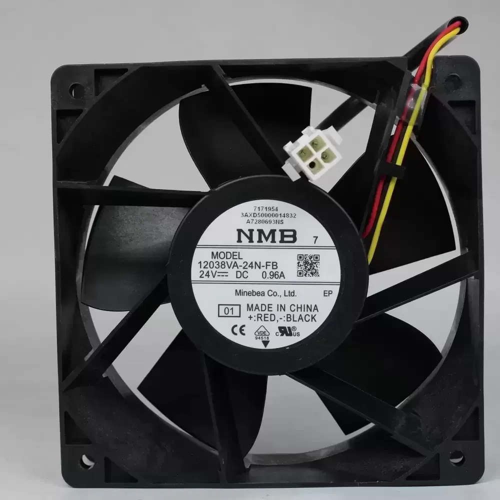 12038VA-24N-FB-01 NMB 24VDC 0.96A 120x120x38mm Axial Fan