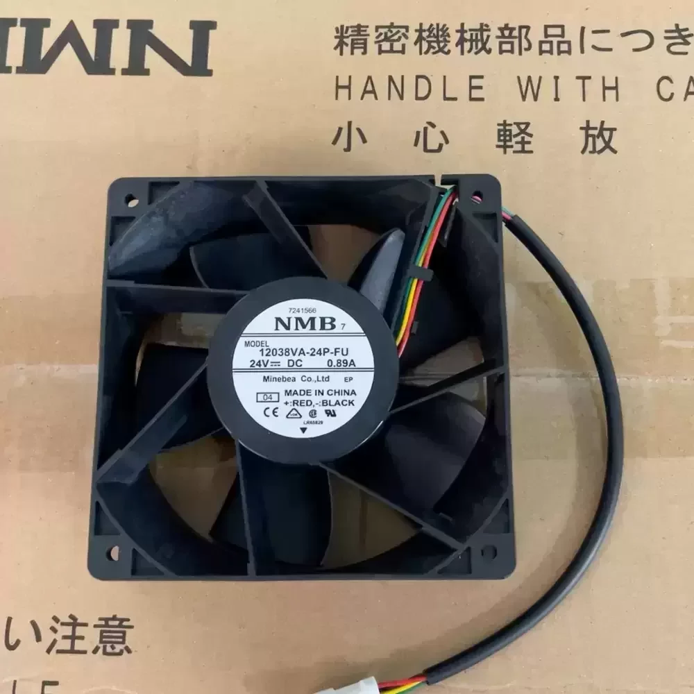 12038VA-24P-FU-04 NMB 24VDC 120x120x38mm 4-Wire Axial Fan