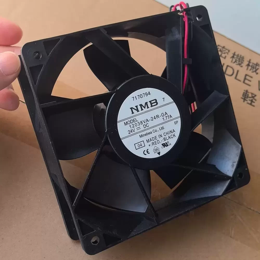 12038VA-24R-GA-04 NMB 24VDC 120x120x38mm Axial Fan 12038VA-24R-GA-04 NMB 24VDC 120x120x38mm Axial Fan