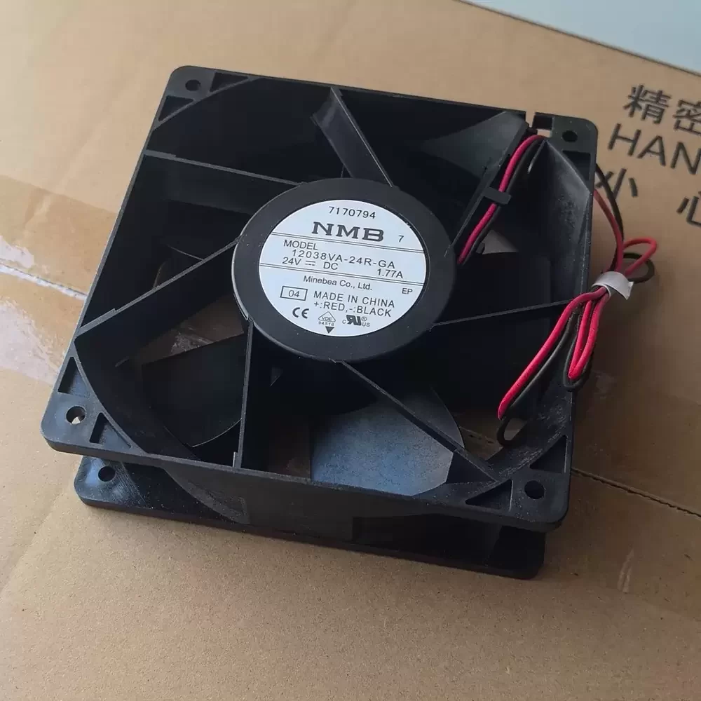 12038VA-24R-GA-04 NMB 24VDC 120x120x38mm Axial Fan 12038VA-24R-GA-04 NMB 24VDC 120x120x38mm Axial Fan