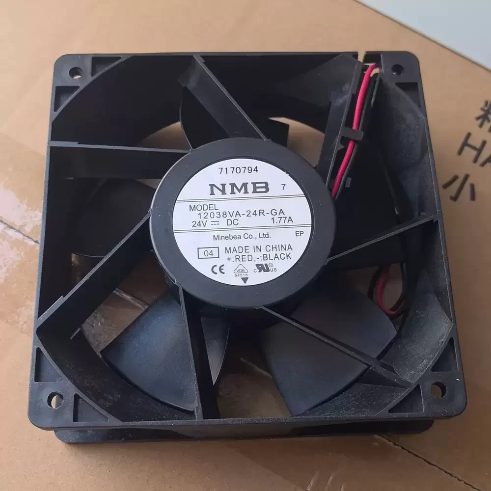 12038VA-24R-GA-04 NMB 24VDC 120x120x38mm Axial Fan