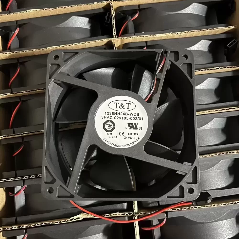 1238HH24B-WDB T&T 24VDC 120x120x38mm 3HAC029105-001 Axial Fan