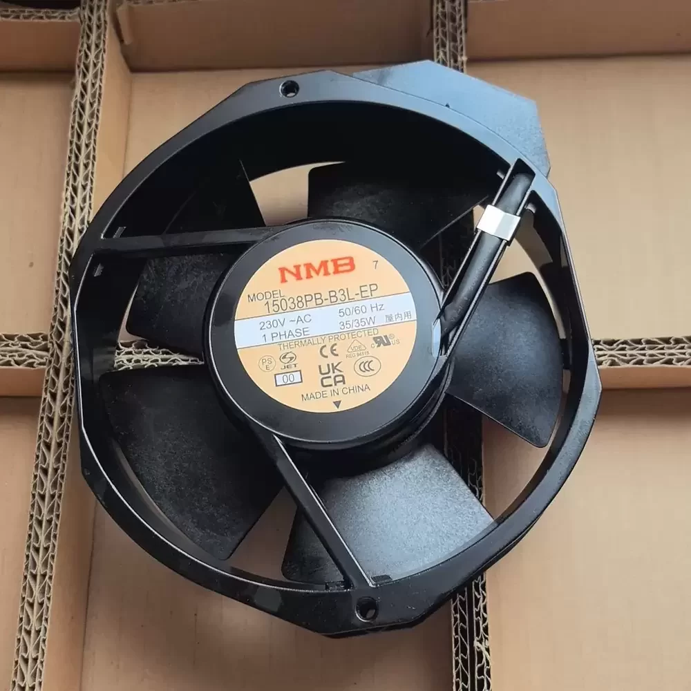 15038PB-B3L-EP-00 NMB 230VAC 172mm 1-Phase Axial Fan 15038PB-B3L-EP-00 NMB 230VAC 172mm 1-Phase Axial Fan