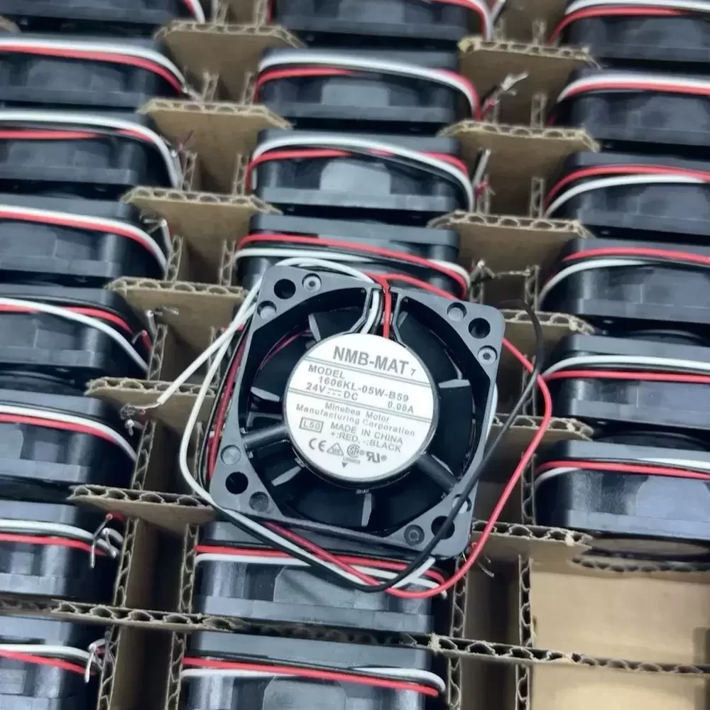 1606KL-05W-B59-L50 NMB 24VDC 40x40x15mm DC Axial Fan 1606KL-05W-B59-L50 NMB 24VDC 40x40x15mm DC Axial Fan