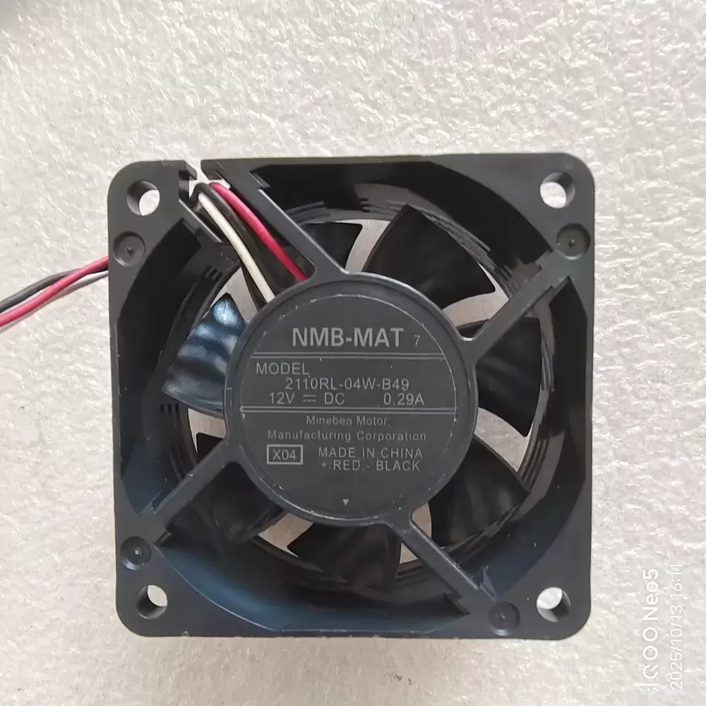 2110RL-04W-B49-X04 NMB-MAT 12VDC 50x50x25mm Axial Fan