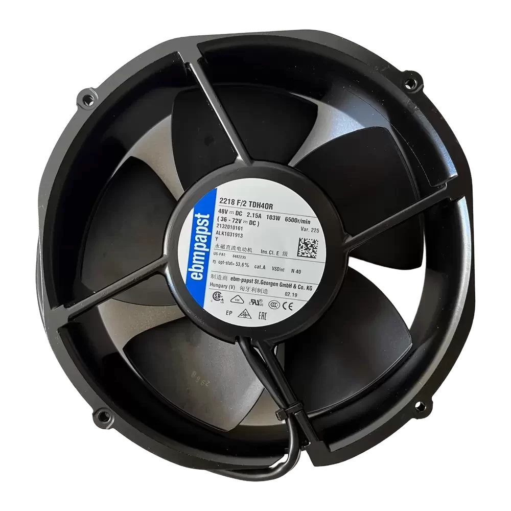 2218F/2TDH40R-225 ebmpapst 48VDC 200mm 103W Tubeaxial Fan