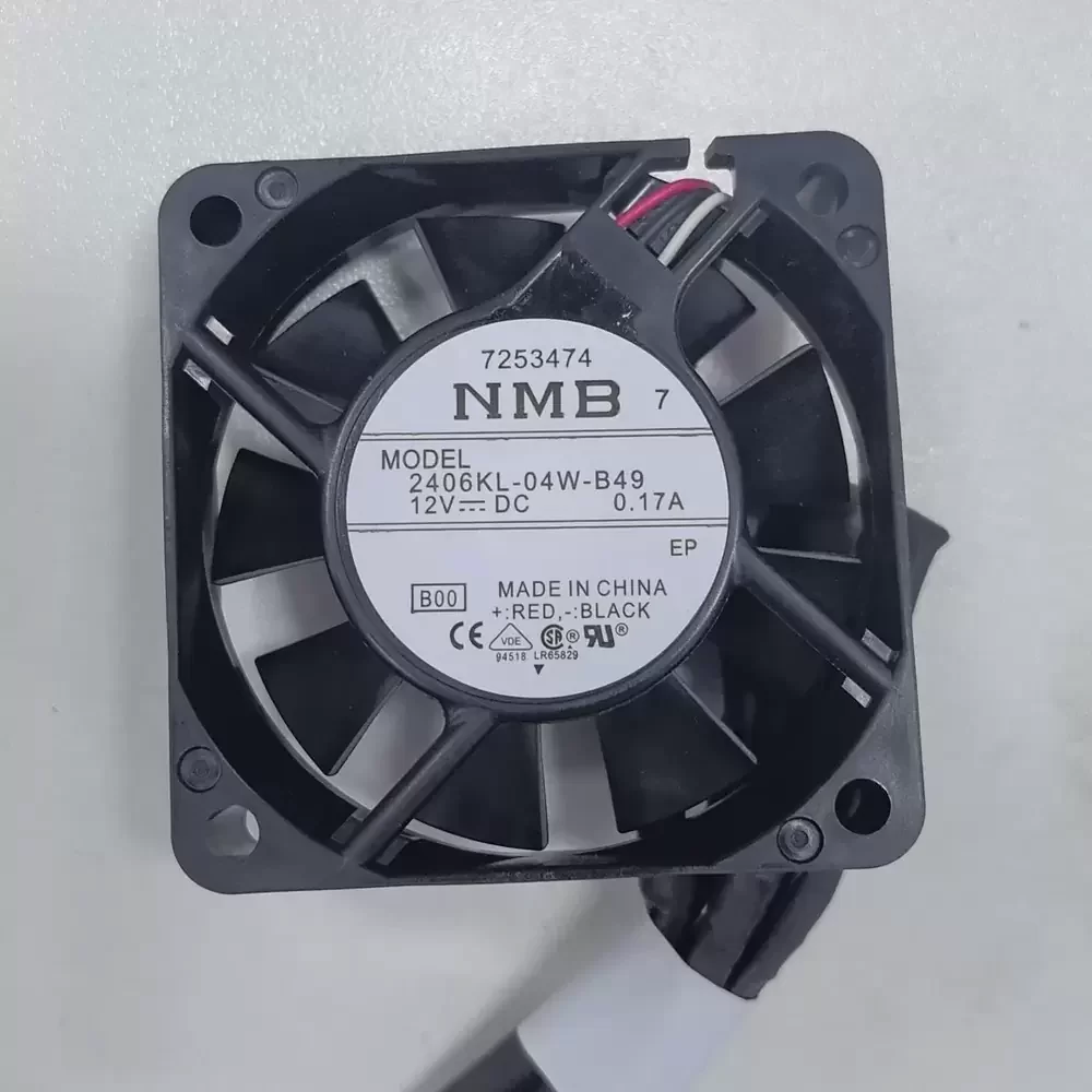 2406KL-04W-B49-B00 NMB 12VDC 60x60x15mm 0.17A Axial Fan