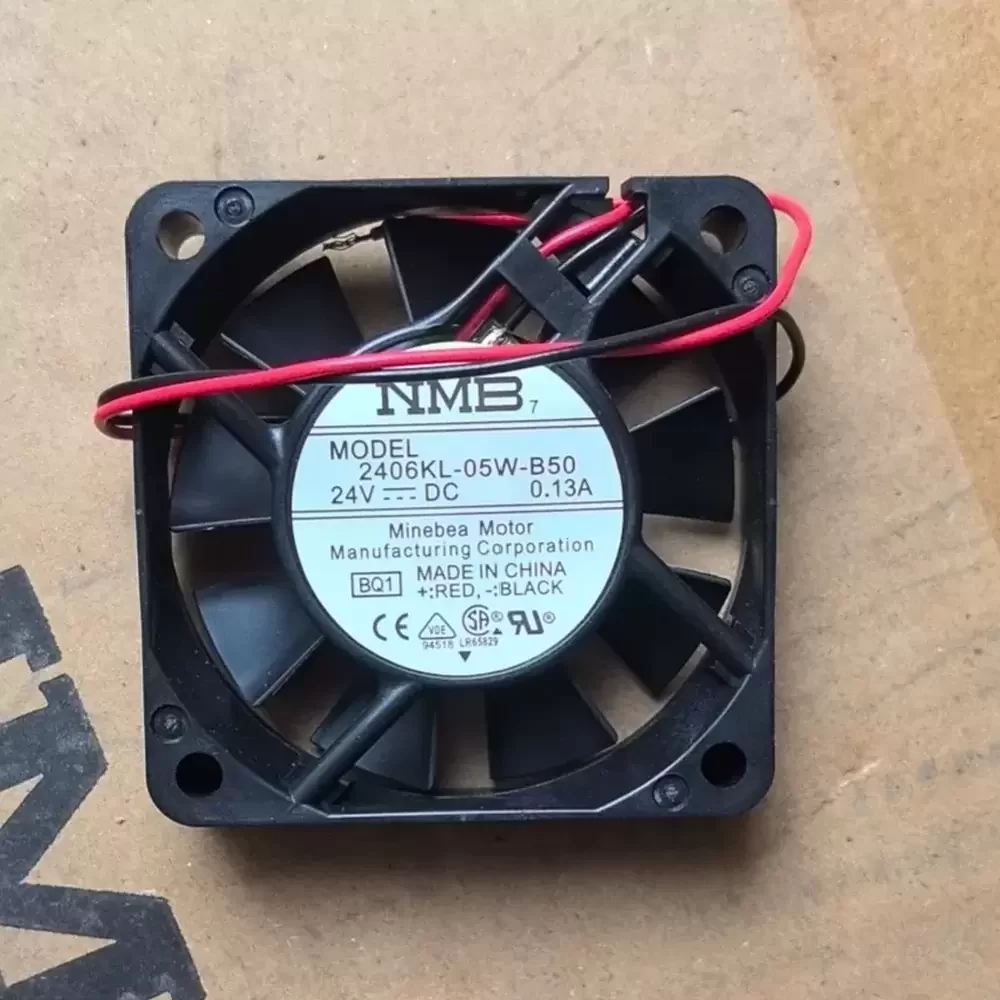 2406KL-05W-B50-BQ1 NMB 24VDC 60mm 2-Wire Axial Fan