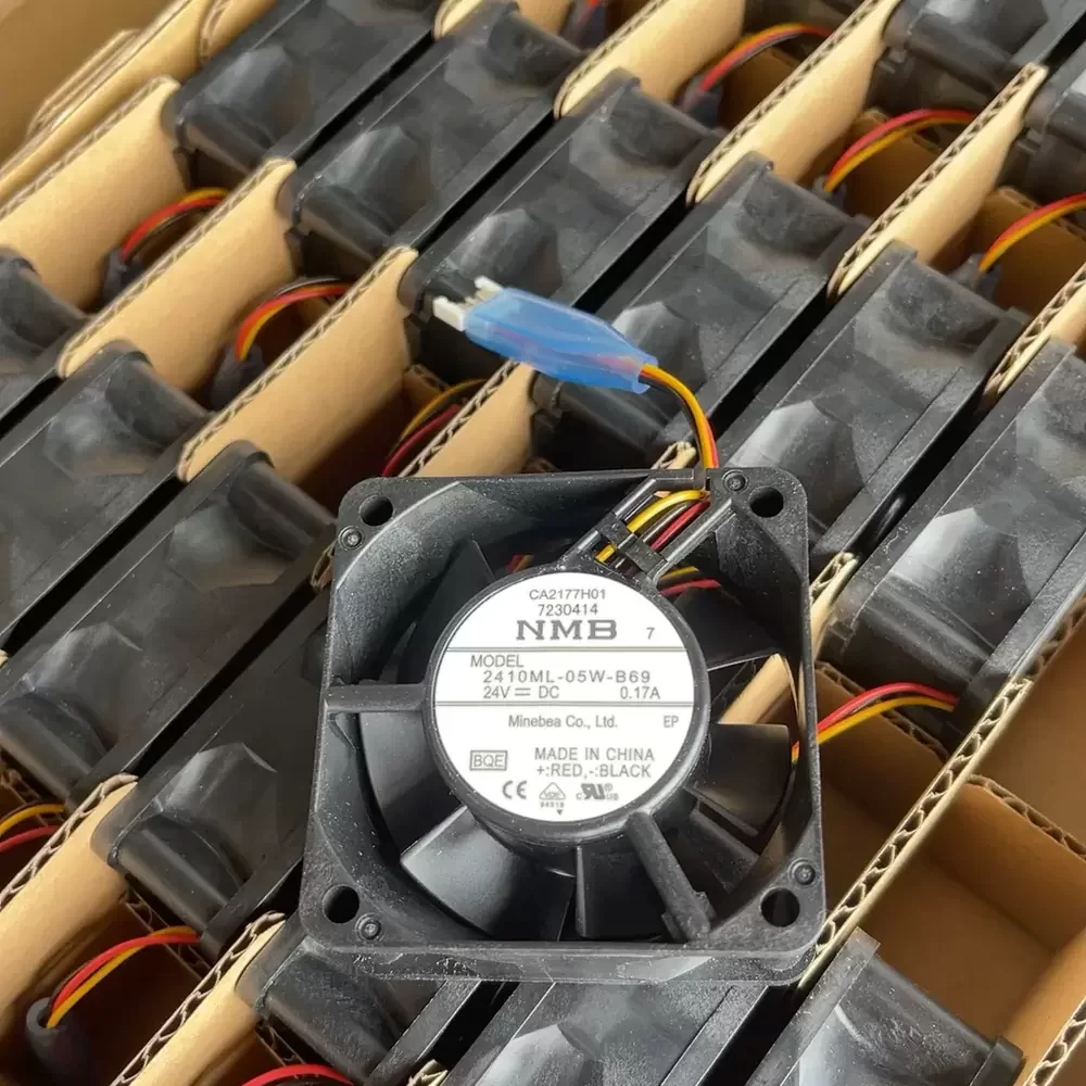 2410ML-05W-B69-BQE NMB 24VDC 60x60x25mm Inverter Cooling Fan 2410ML-05W-B69-BQE NMB 24VDC 60x60x25mm Inverter Cooling Fan