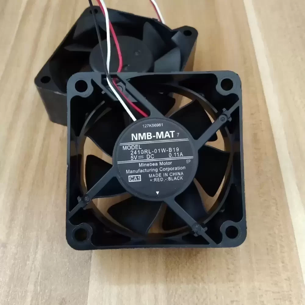 2410RL-01W-B19-CA1 NMB 5VDC 60x60x25mm 3-Wire Axial Fan