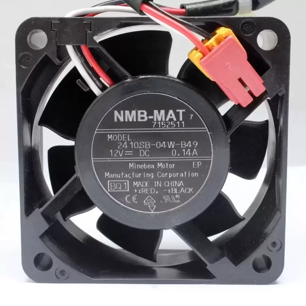 2410SB-04W-B49-BQ1 NMB-MAT 12VDC 60x60x25mm DC Axial Fan