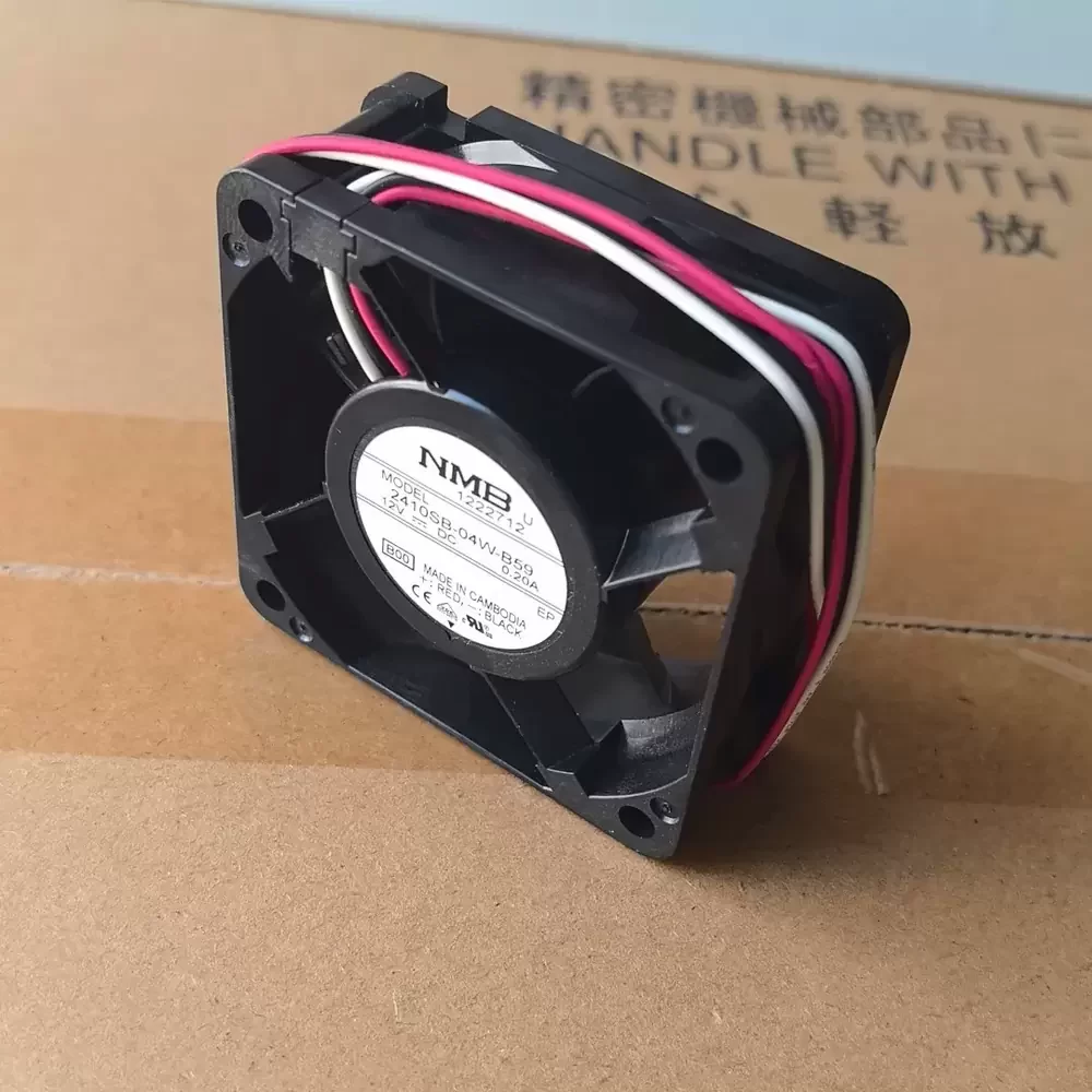 2410SB-04W-B59-B00 NMB 12VDC 60x60x25mm Axial Fan 2410SB-04W-B59-B00 NMB 12VDC 60x60x25mm Axial Fan