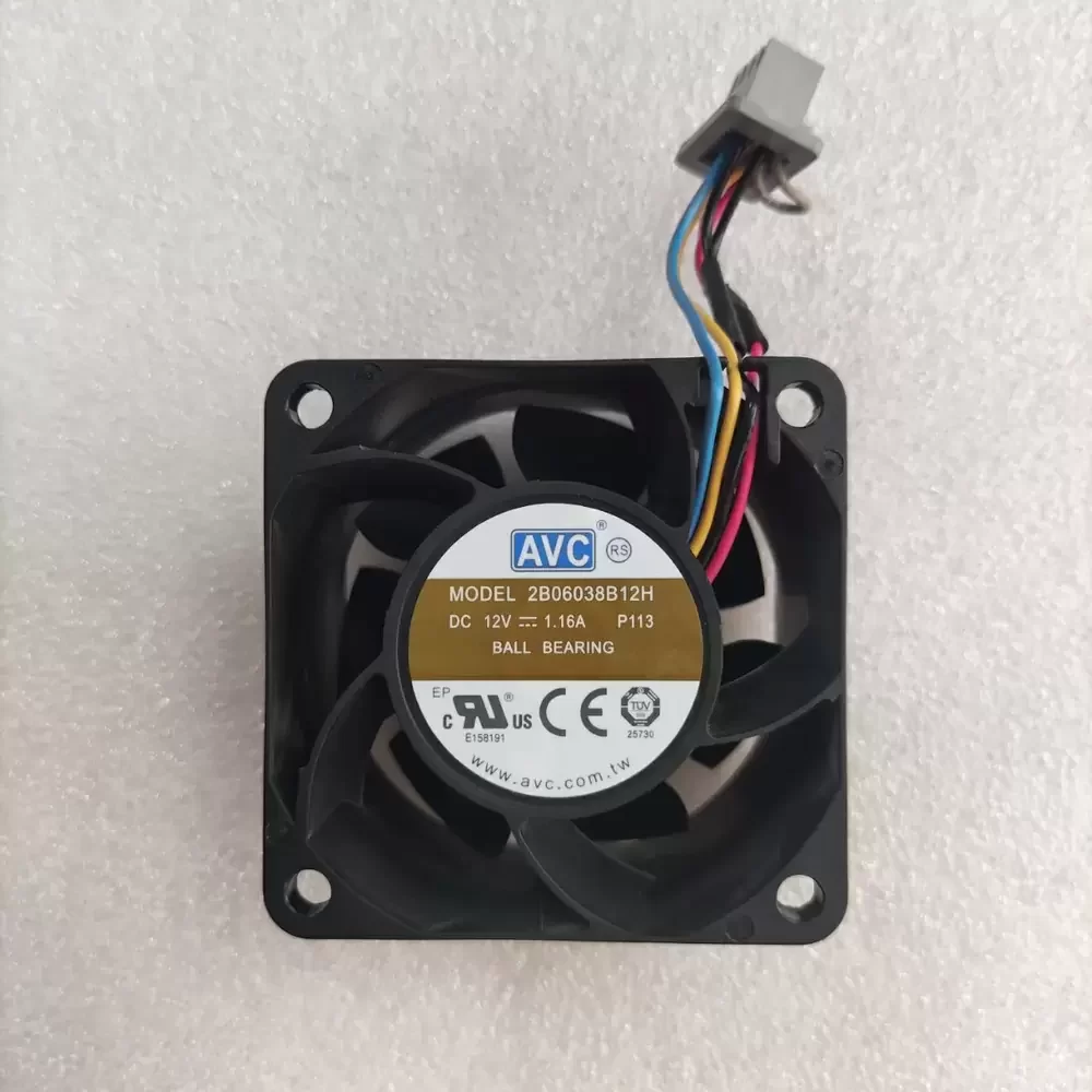 2B06038B12H AVC 12VDC 60x60x38mm Axial Fan
