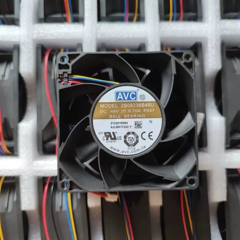 2B09238B48U-P037 AVC 48VDC 92x92x38mm PWM Axial Fan